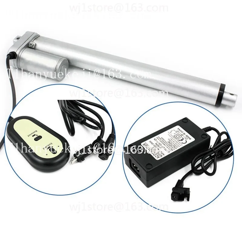 12v 24v Long Linear Actuator Wireless Remote Linear Actuator 100mm with Remote Linear Actuator