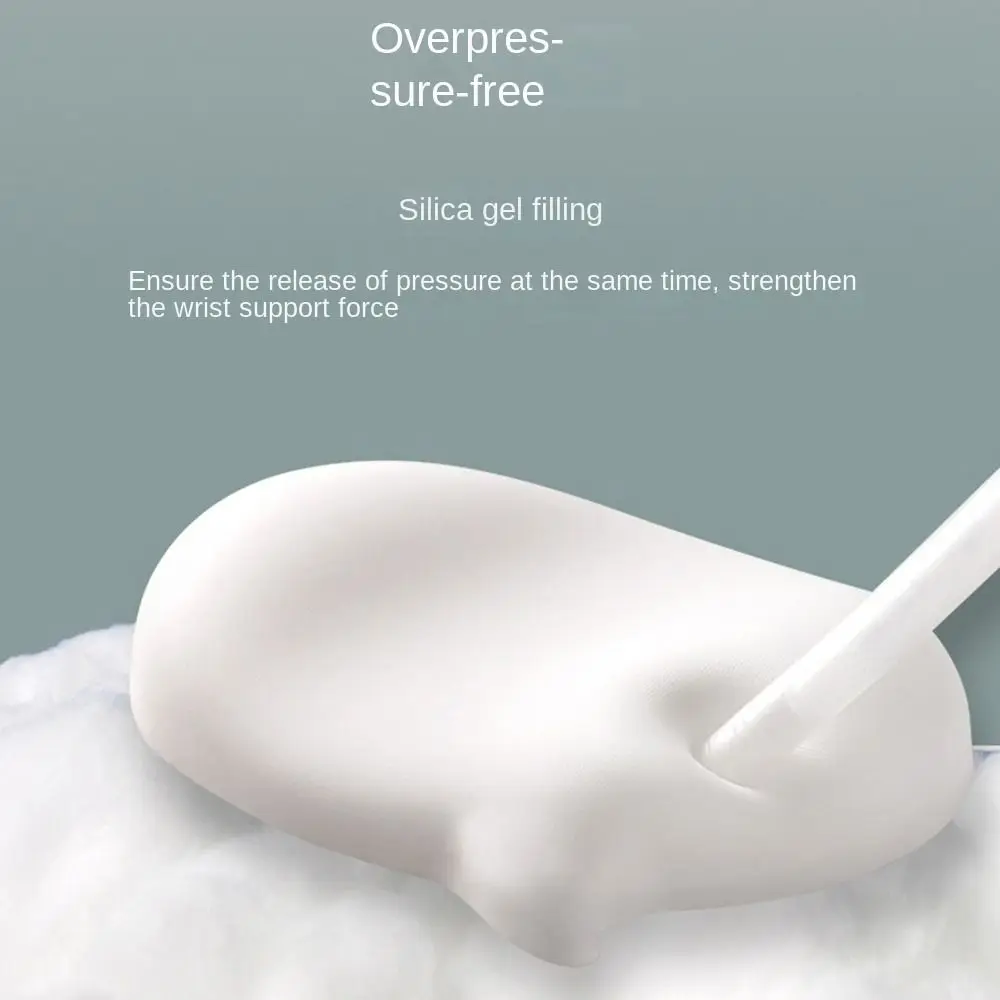 

Anti-wear Silicone Wrist Support Mouse Pad Soft Ergonomic Keyboard Pad Creativity Comfortable Mouse Wrist Rest Student