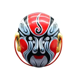 Máscara de mascarada de Año Nuevo de Chinatown Facial de Ópera de Pekín, Cosplay de Halloween, espectáculo de actuación, máscara de PVC, máscaras faciales de Ópera de Beijing