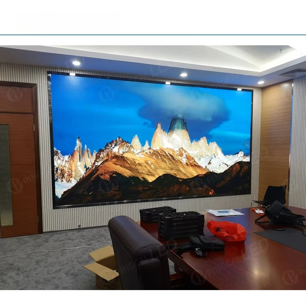 

Hot selling:Led Wall Panel Indoor 4k 8k Pantalla Led Wall Aluminum Cabinets Front Maintenance Conference Room Text Video Display