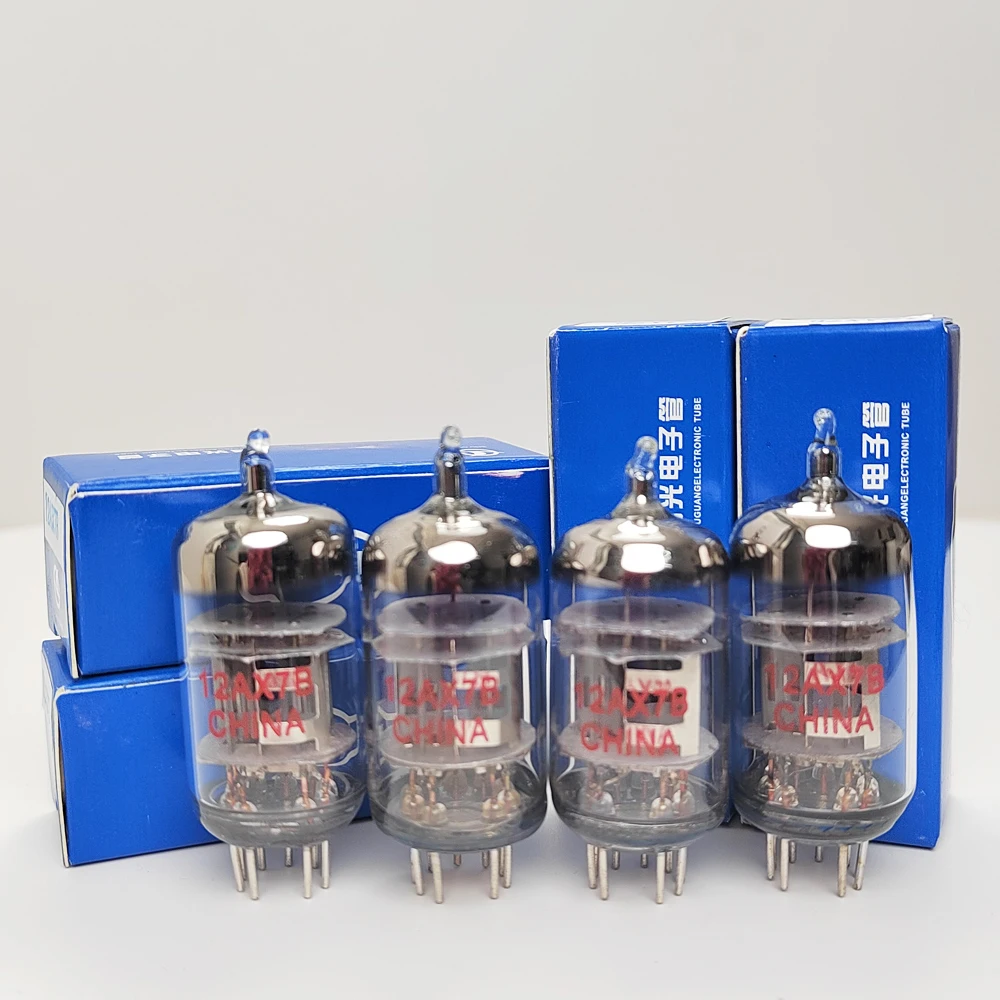 SHUGUANG 12AX7B Vacuum Tube Audio Valve Replaces PSVANE TUNG-SOL GOLD LION LINLAI JJ  EH  ECC83 12AX7 Electronic Tube Amplifier