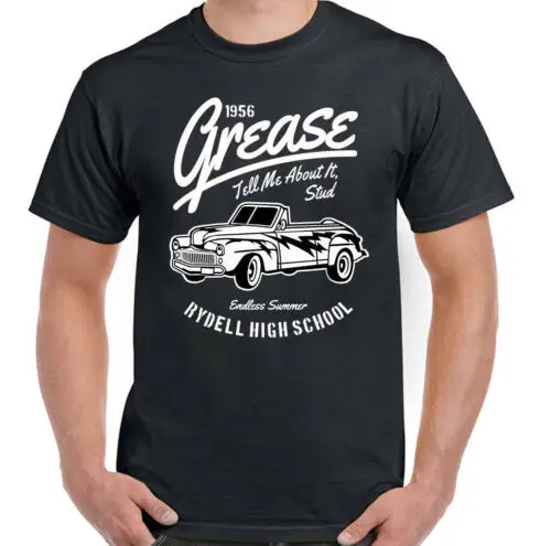 Grease T-Shirt T-Birds Rydell High School Mens Funny Movie Stag Doo