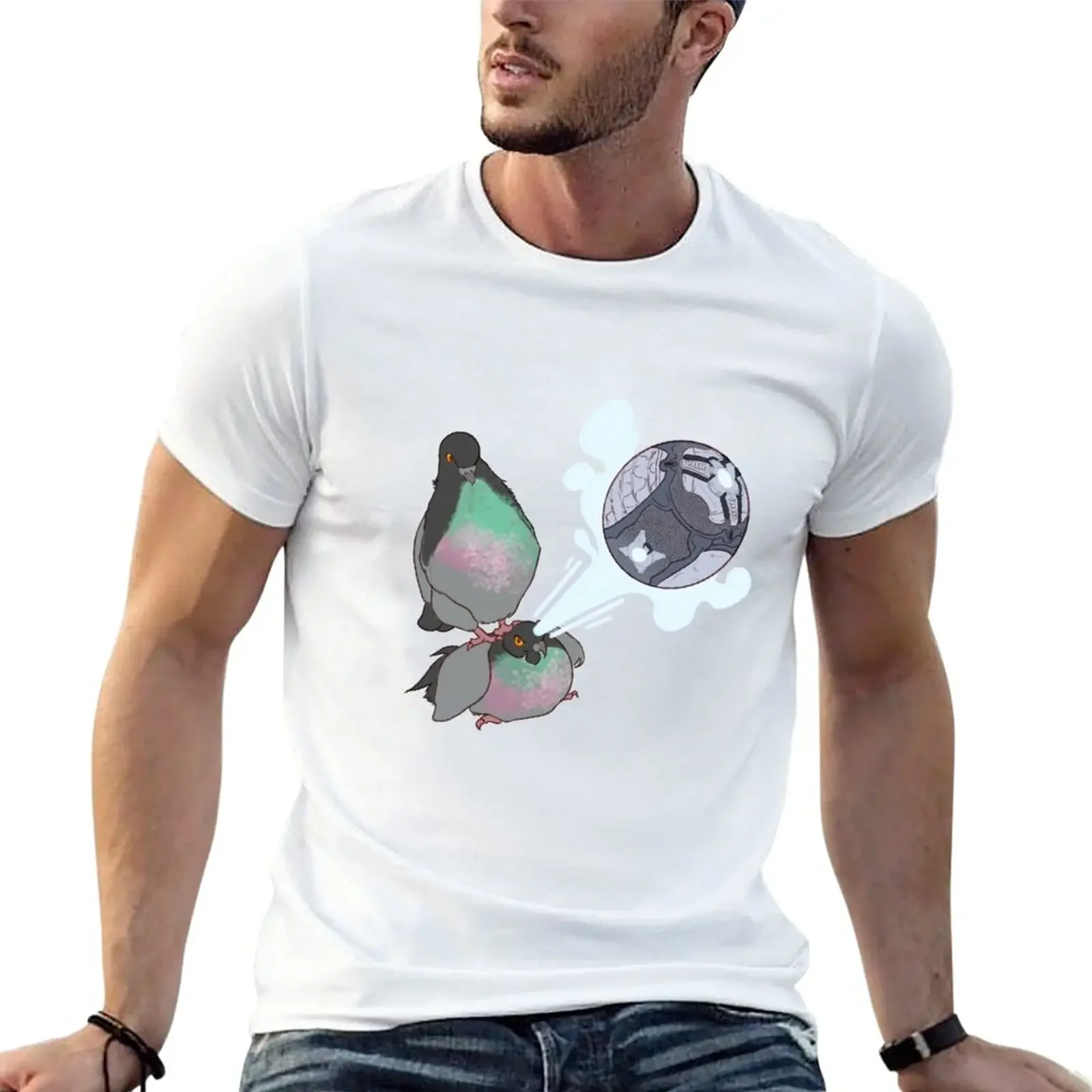 

The Pigeon Boys T-Shirt Aesthetic clothing kawaii clothes summer tops mens graphic t-shirts big and tall