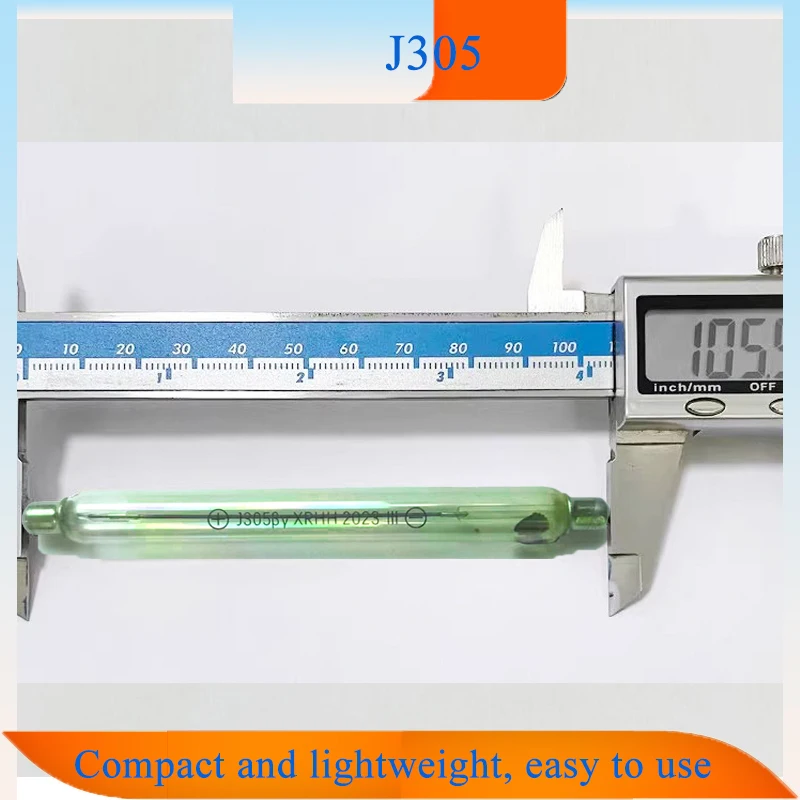 Detector de Radiação Nuclear Kit de Tubo de Contador Geiger Monitor de Vidro Acessório Alta Sensibilidade gm J305