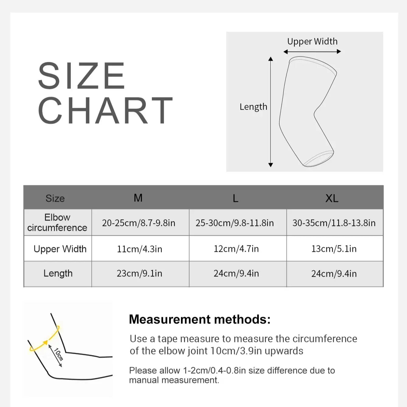 1 PC 체육관 탄성 팔꿈치 버팀대 골퍼의 팔꿈치 스트랩 압축 슬리브