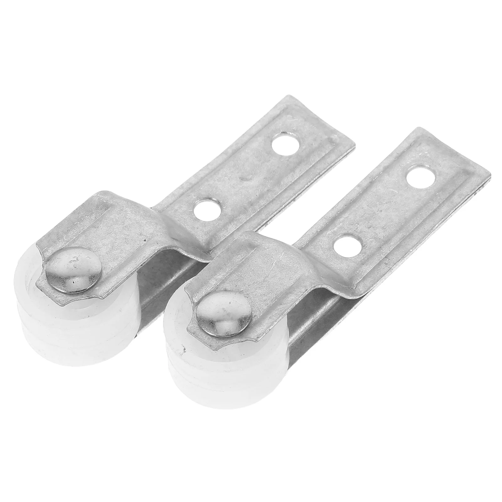 

2pcs Guide Rail Wheel Bottom Barn Floor European Style Sliding Door Garage Door Replacement Wheels Track Pulley Metal Hardware