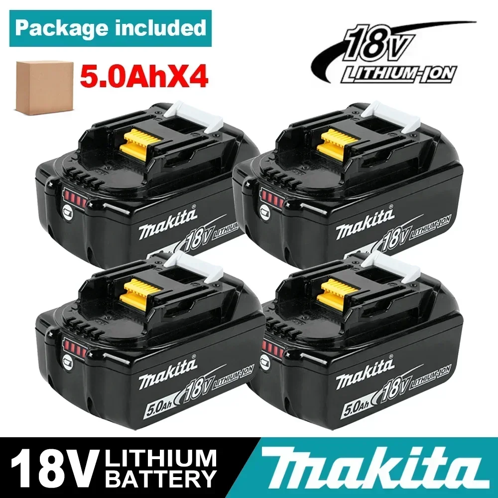 Originele Makita 18 V Batterij BL1860 BL1850B BL1840 BL1830 Schroevendraaier Batterij & Oplader 21v Vervanging Power Tool Batterijen
