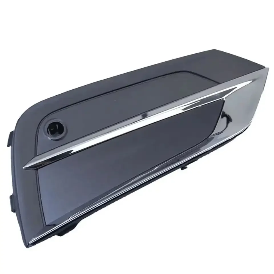 1 Pair New Front Bumper chrome Trim Lid Fog Lamp Frame Panel Cover Grid 31694538 31694539 For Volvo XC60 MK2 2018 2019 2020 2021