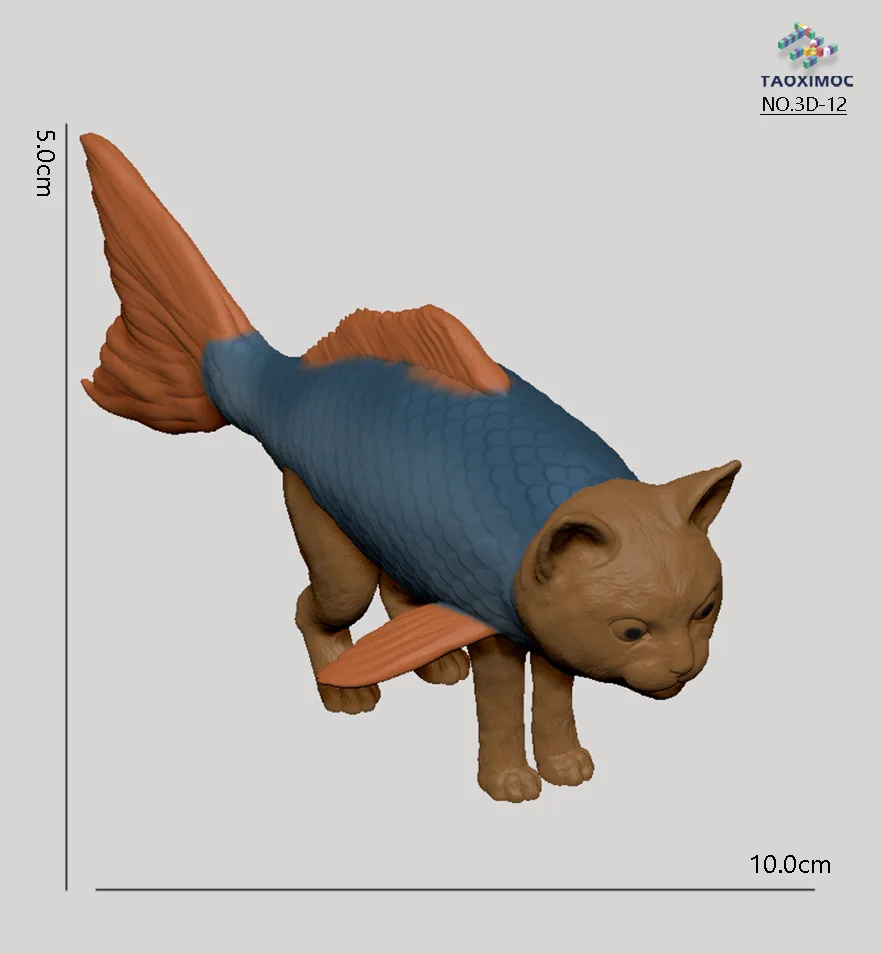 3D Tung Sahur 발레리나 카푸치노 액션 피규어 Brainbot Anime Tralalero Tralala Shark 데스크 자동차 장식 모듈형 기술 장난감