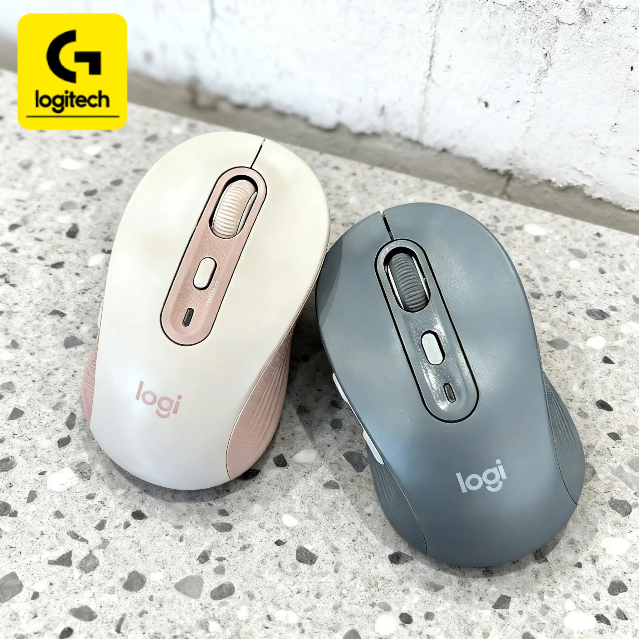 Logitech M750/M650L Dual-Mode Silent Mouse, Wireless Bluetooth Dual-Connection, Compatible with Multiple Office Devices