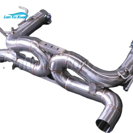 Better Quality 304SS Titanium  Alloy Exhaust For Ferrari F8