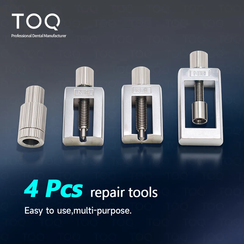 Dental Turbine Handpiece Repair Tool Set High Speed Handpiece Bearing Removal Cartridge Installation Tools for Dental Clinic