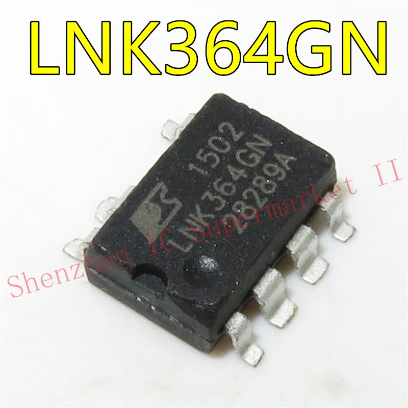 1pcs/lot LNK364GN LNK364 SOP-7 SMD In Stock Energy Effi cient, Low Power Off-Line Switcher IC