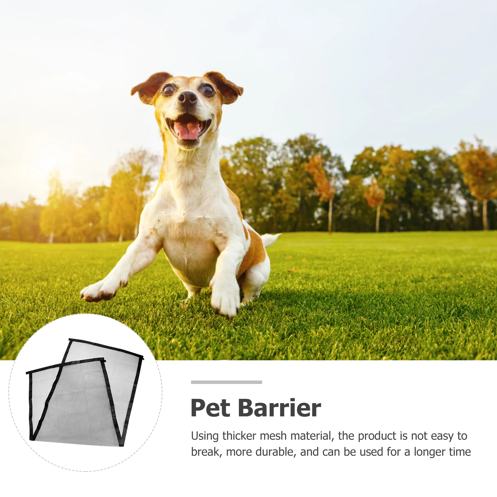 

2 Sets Pet Fence Baby Gates for Isolation Polyester Puppy Net Safety Portable Dog
