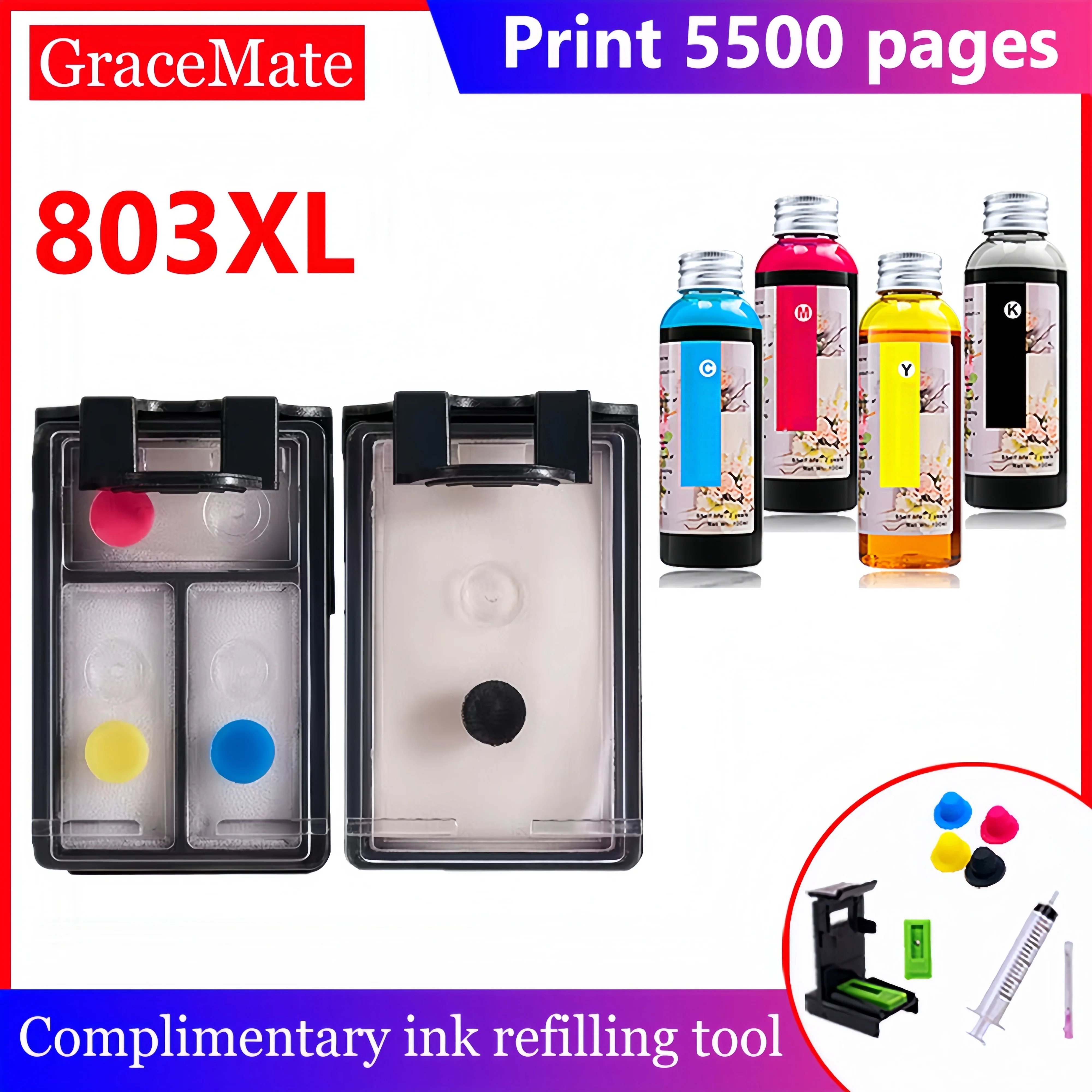 

Картридж для принтера HP 803BK 803 Deskjet 1110 1112 2130 2132