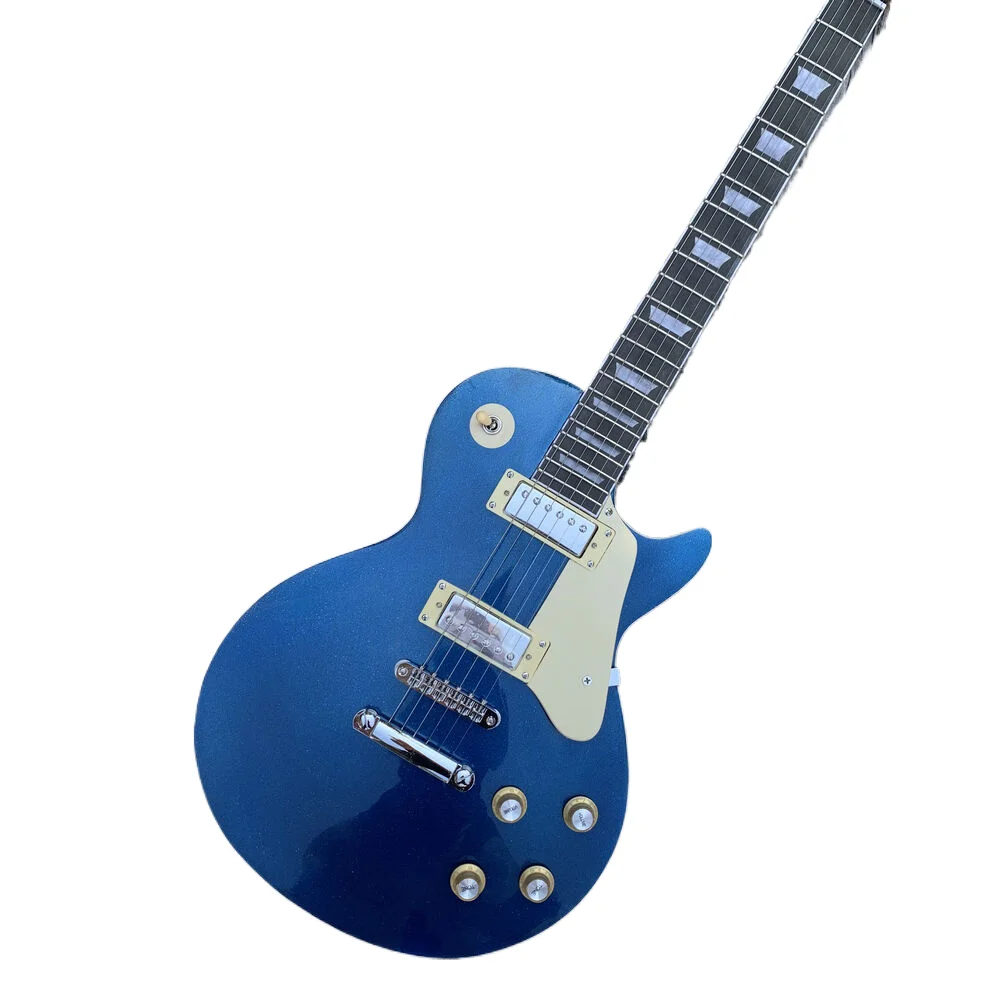 

LP Standard Electric Guitar, blue color Rosewood Fingerboard, Chrome Hardware