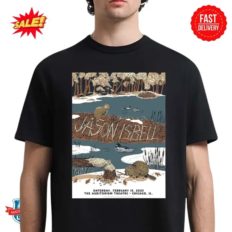 Jason Isbell Show In Chicago Illinois At The Auditorium Theatre On Feb 15 T Shir shirt