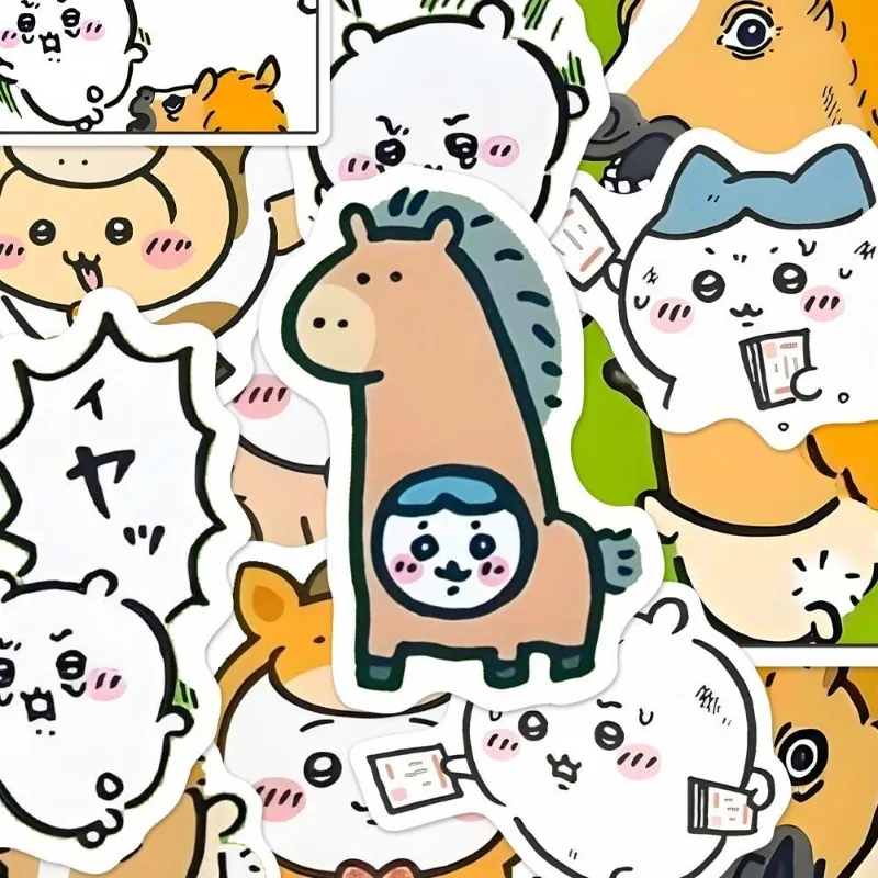 

Новые стикеры «Аниме Чиикава Хачиваре Усаги», 144 фото, милые, 2026, мультяшные, кавайные, очаровательные, для творчества, подарок друзьям, на день рождения, Момонга