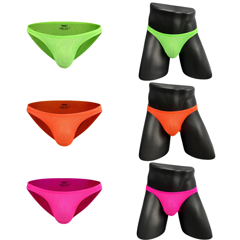 pure color nylon brief, mens sexy low waist thongs,Enhancing Pouch and Hip Lift Underwear,men's erotic lingerie