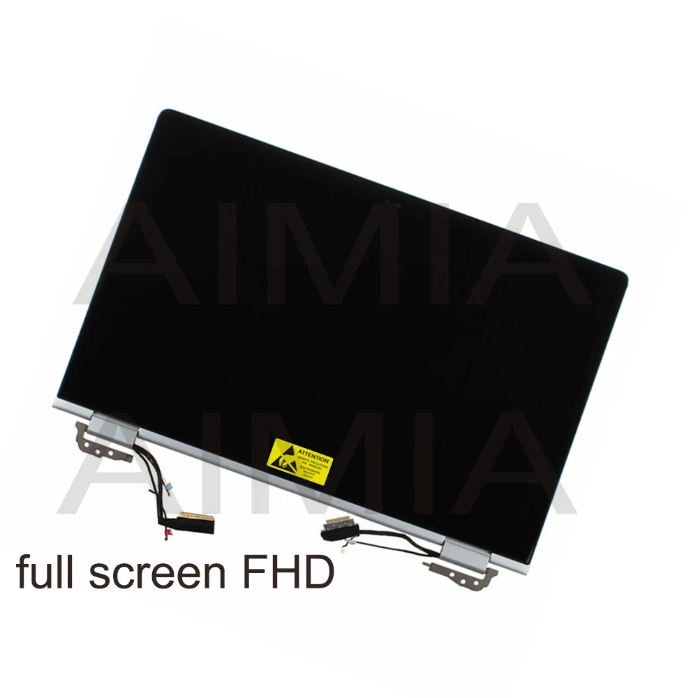 Originele 13.3 "Fhd 1920X1080 Zilver Voor Hp Elitebook X360 1030 G2 Serie Lcd Touch Screen Volledige Vervanging Vergadering Met scharnieren