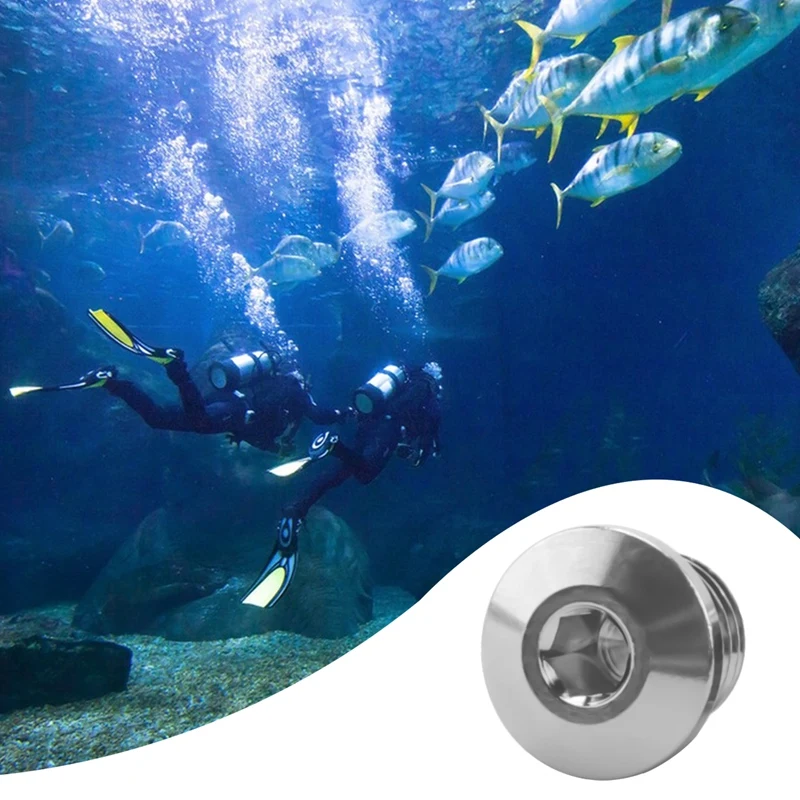 N15R-First Stage 7/16 Inch Scuba Diving Regulator High Pressure Port Plug And 3/8 Inch Low Pressure Port Plug