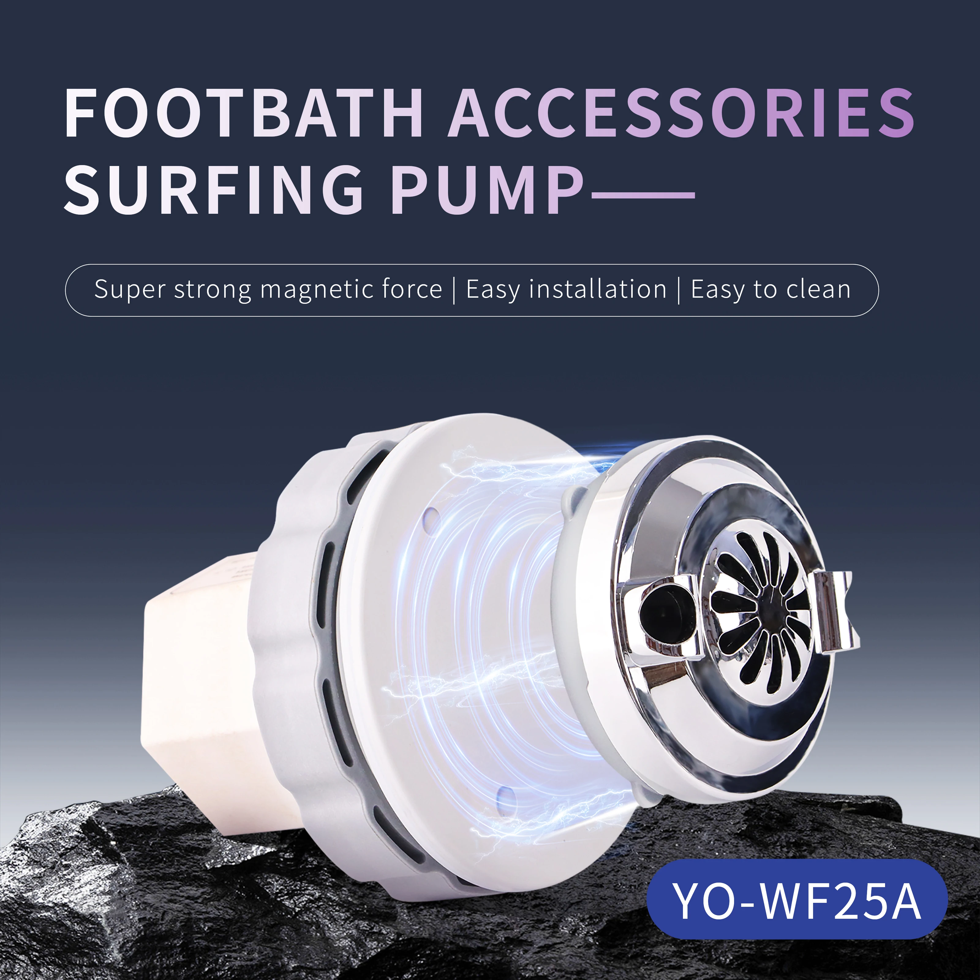24V Foot Spa Jet Pump Pedicure Chair Water Spa Pump Replacement,Waterproof Massage Pump for Salon Pedicure Massage Basin