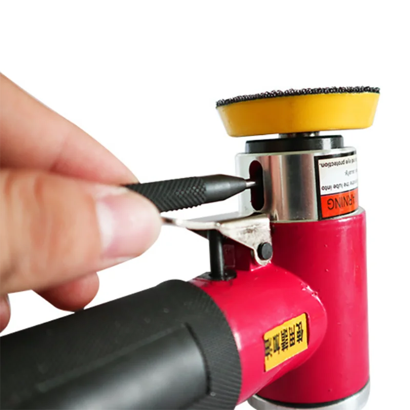 Mini lixadeira de ar orbital de 2/3 polegadas, velocidade variável, dupla ação, lixadeira pneumática, polidor, máquina de depilação de carro, шлифмашинка