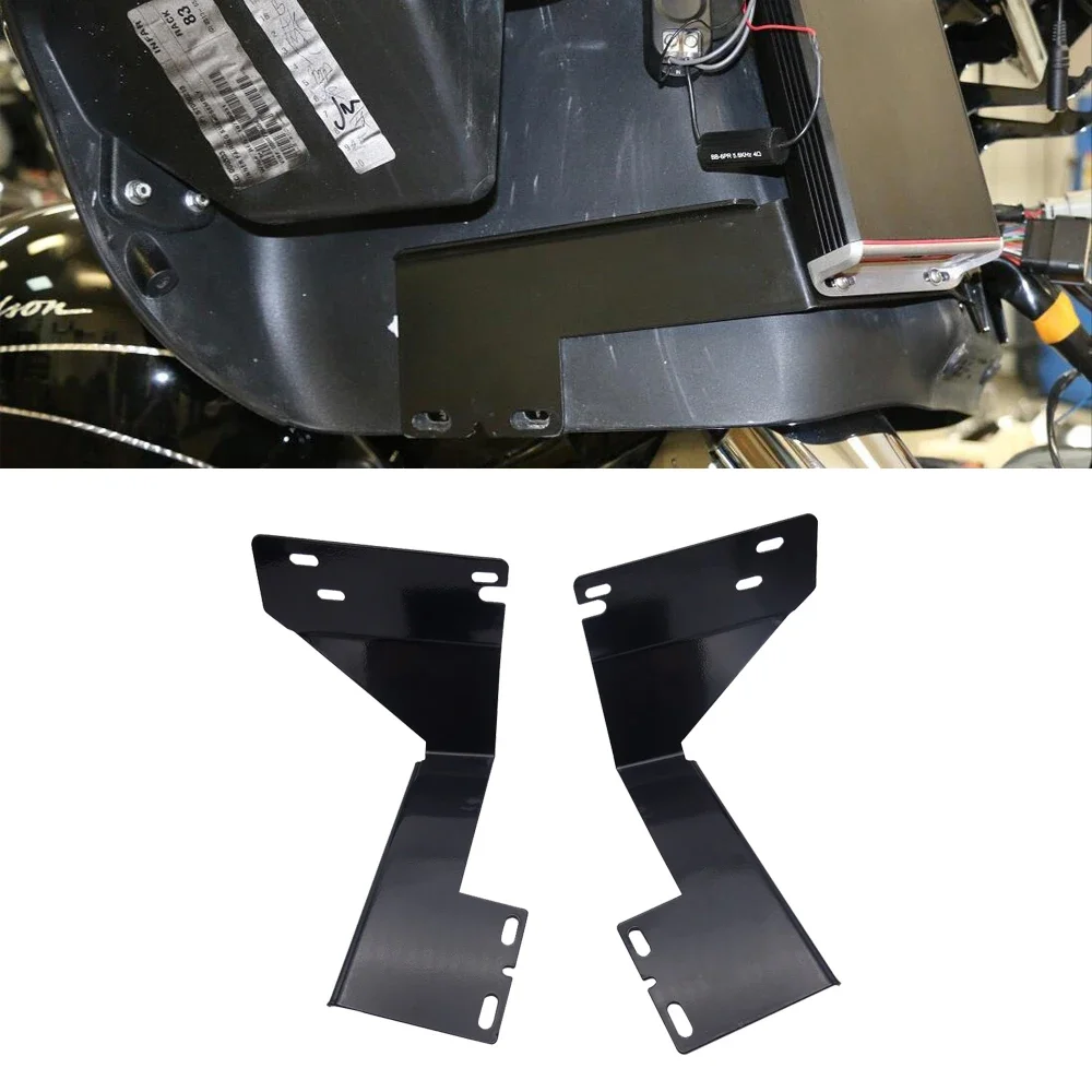 Motorcycle Accessories Upper Inner Faring Cowl Hidden Support Brackets Fit 1998-2013 Harley Davidson Road Glide FLTR