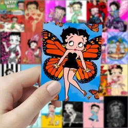 60PCS Betty Creative retro, stickers, luggage, pen case, refrigerator stickers, small gifts