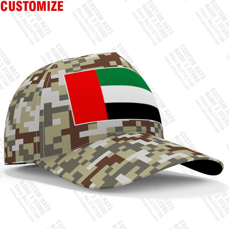 United Arab Emirates Baseball Cap Free 3d Custom Made Name Team Logo Ae Hat Are Country Travel Islam Nation Arabic Flag Headgear