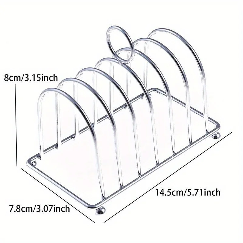 Restaurant cooling grille, air fryer accessories, home pancake rack, stainless steel bread cooling rack, toaster rack view 4