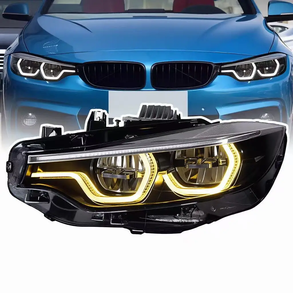 

Suitable for 2013-2020 BMW 4 Series Old to New Headlight Assembly F32 F82 F36 Full LED Daytime Running High Spec Headlights