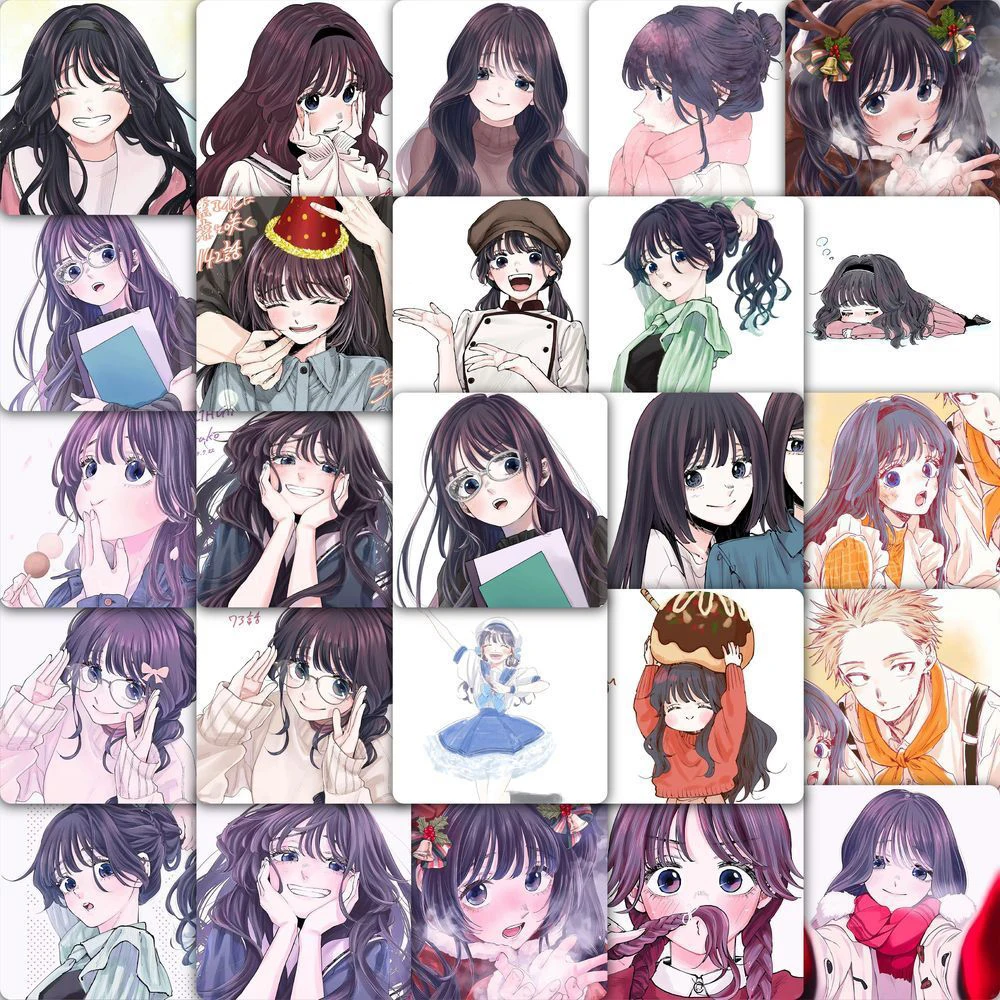 10/30/59pcs Kaoru Hana Wa Rin To Saku Anime Stickers Girls Kaoruko Waguri Sticker The Fragrant Flower Blooms With Dignity Decal