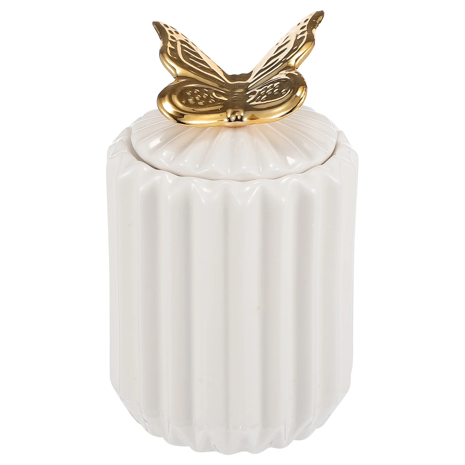 

1Pcs Ceramic Craft Storage Jar Nordic Electroplating Sealed Home Storage Canister Animal Lid Decorative Porcelain Canister Gift