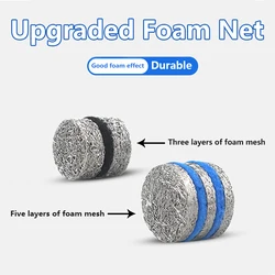 New Upgrade Multi-layer Foam Orifice Mesh Nozzle Tip Richer Lather Foam Maker Filter For High Pressure Snow Foam Lance 3000 PSI