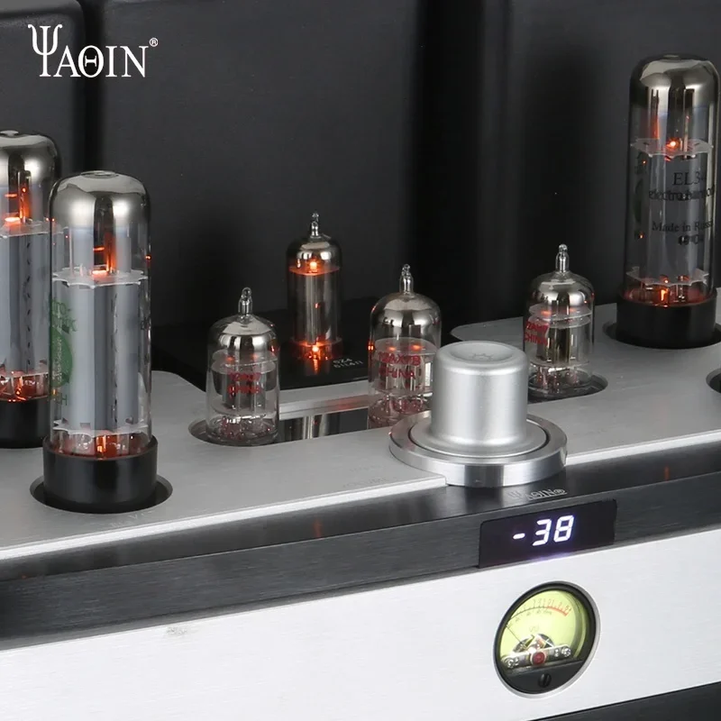 Yaqin MS-20L EL34 Tube Amplifier Bluetooth/USB/Digital Combined Amplifier HiFi Imported Tube Speaker with Remote Control
