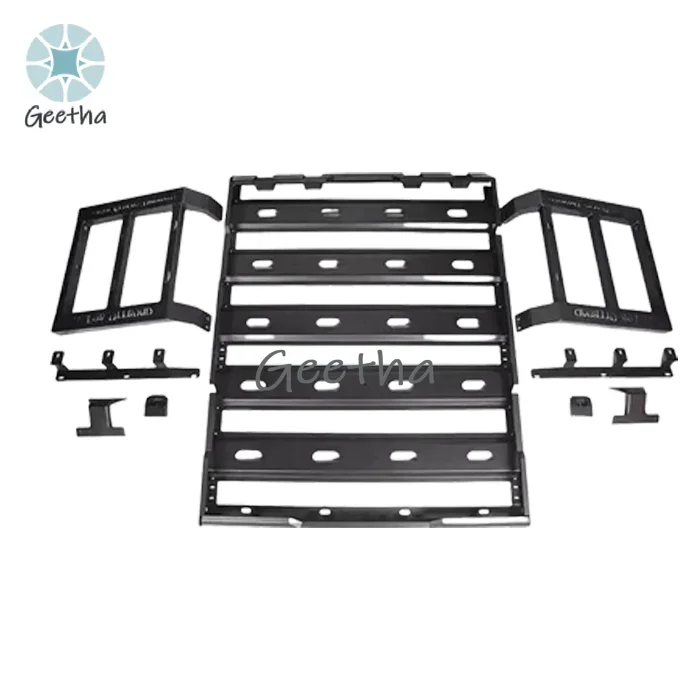 Luggage Racks Steel Roof Rack with Ladders for Jeep Wrangler JL 2018 2019 2020 2021 2022 3