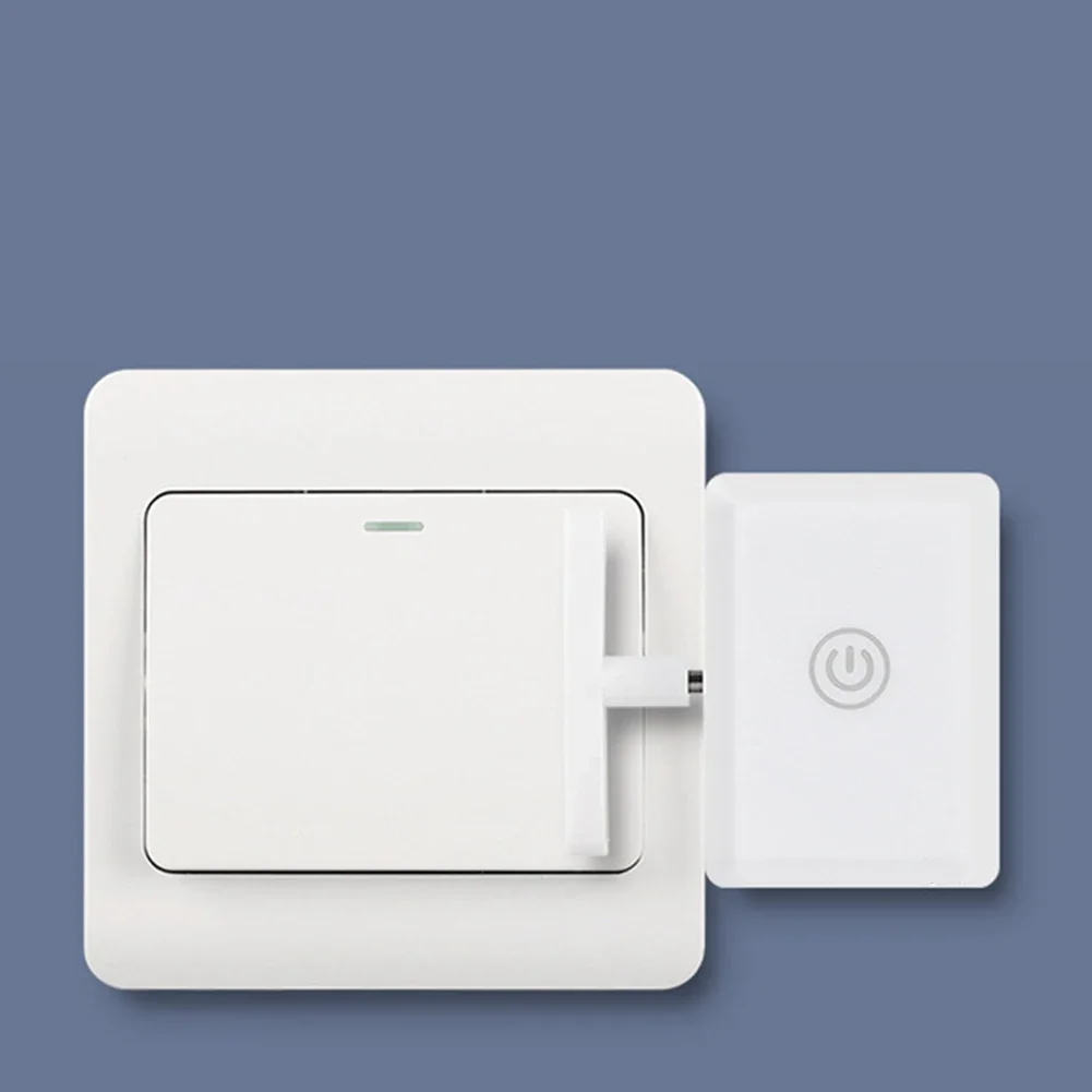 Light Switch 51*54mm RF Control Battery Powered Long Control Distance Ready To Use Remote Button 100 Days Usage