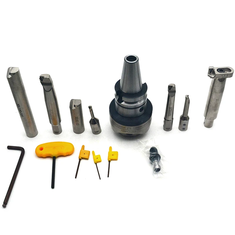 Ferramenta de perfuração de precisão BT40 Ferramenta em miniatura CNC com ajuste fino do sistema de mandrilar 0,005 NBH2084X