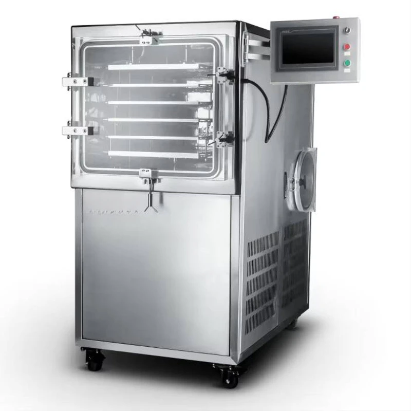 

SJ-100F GMP Dryer/Lyophilizer Wall-Mounted And Automatic With PLC Pump New Condition Freeze Drying Equipment