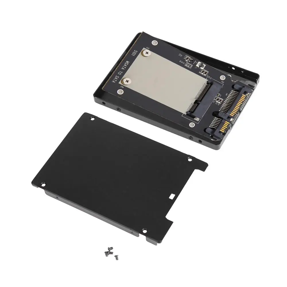 MSATA SSD Enclosure Case MSATA to 2.5 SATA Hard Drive Hard Disk Adapter MSATA to SATA 3 SSD External HD Mobile Box HDD Case