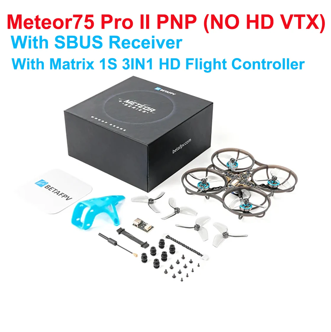 BETAFPVMeteor65 Pro II O4 Meteor75 II O4 Bürstenloser BWhoop Matrix 1S 3IN1 HD für DJI O4 Air Unit VTX RC FPV Quadcopter Drohne