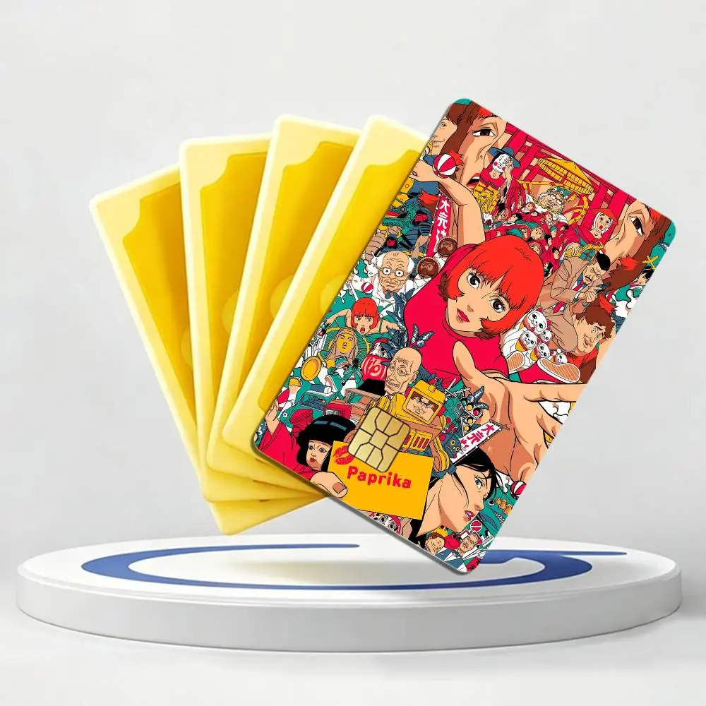 Dream-Jumper P-Paprika Anime Card Stickers for Bank Access Protective Waterproof Film Cover Sticker Gift