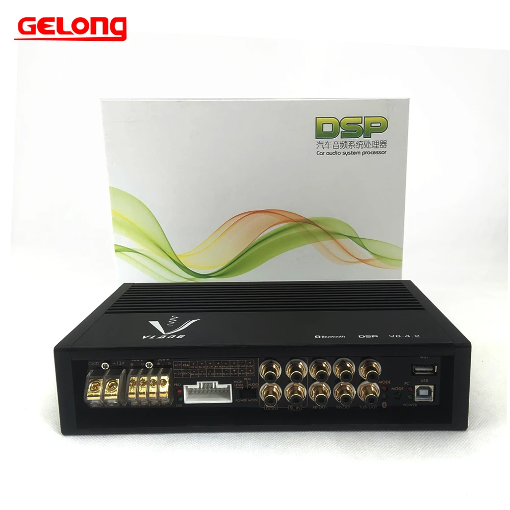 Hot selling 31 EQ car audio amplifier processor stereo DSP car amplifier support computer / android phone 4.2 channel