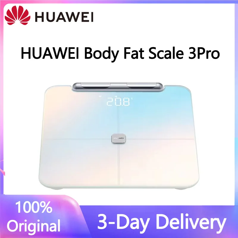 

Original HUAWEI Body Fat Scale 3 Pro Authentic Wifi Home Precision Intelligent Electronic Fat Measurement Bluetooth WIFI Connect