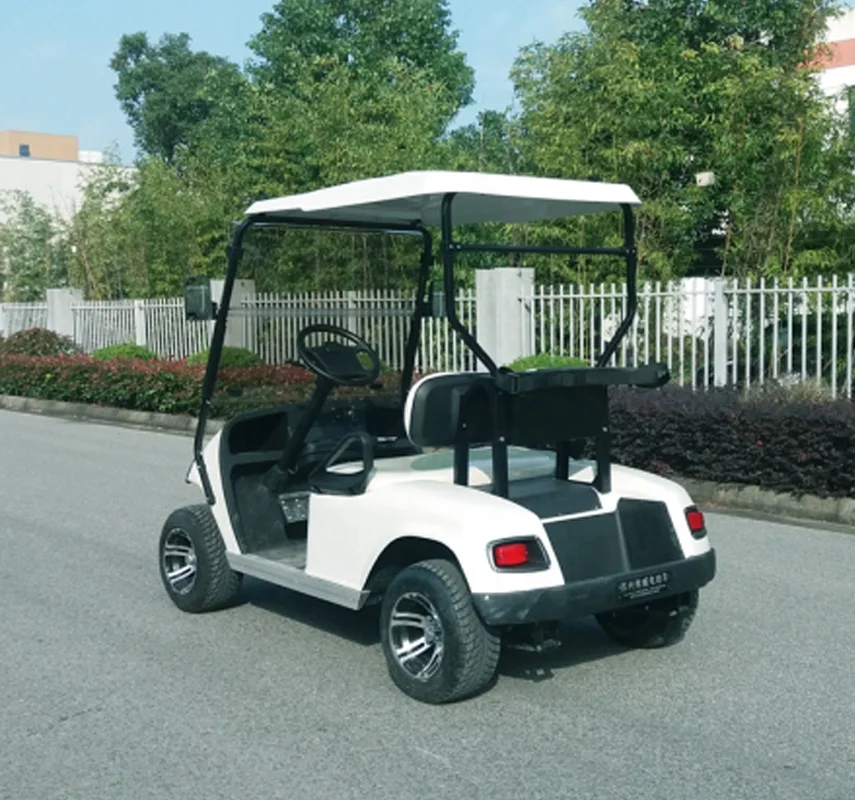 Portable Electricity Golf Cart 2 Seats Moving Trolley  Buggy