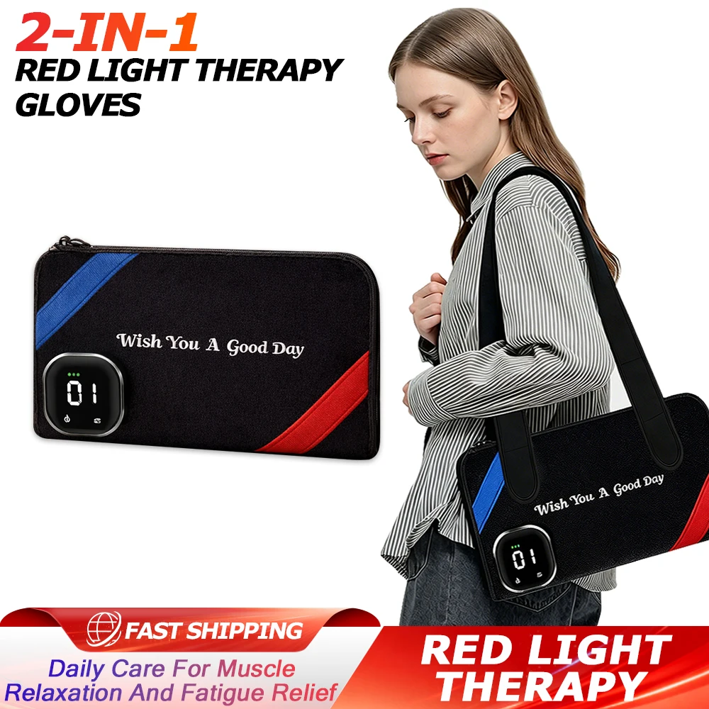 usb-wireless-hand-wrist-therapy-muff-660nm-850nm-dual-light-beads-3000mah-rechargeable-daily-hand-care-tool