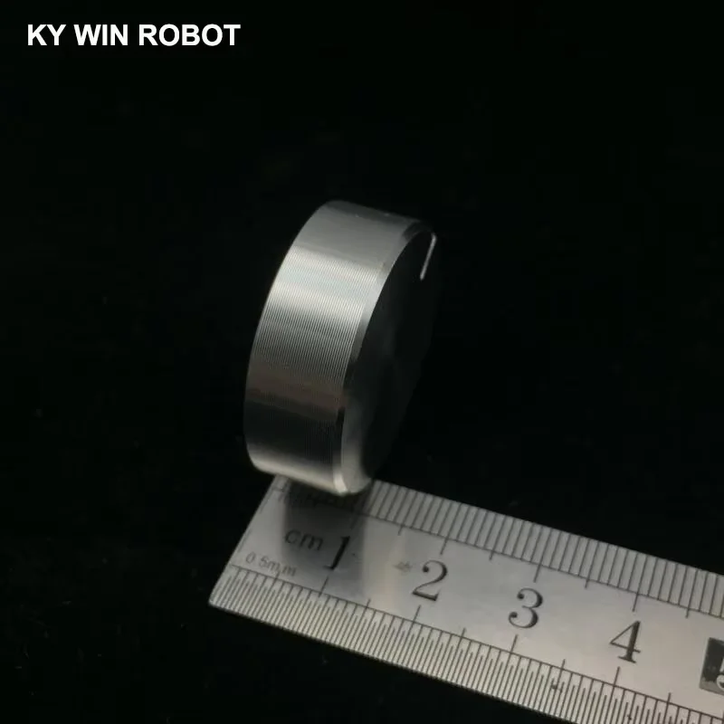 1 ชิ้น 30x10 มิลลิเมตร 6 มิลลิเมตรรูเพลาอลูมิเนียม Potentiometer ลูกบิดสีขาว