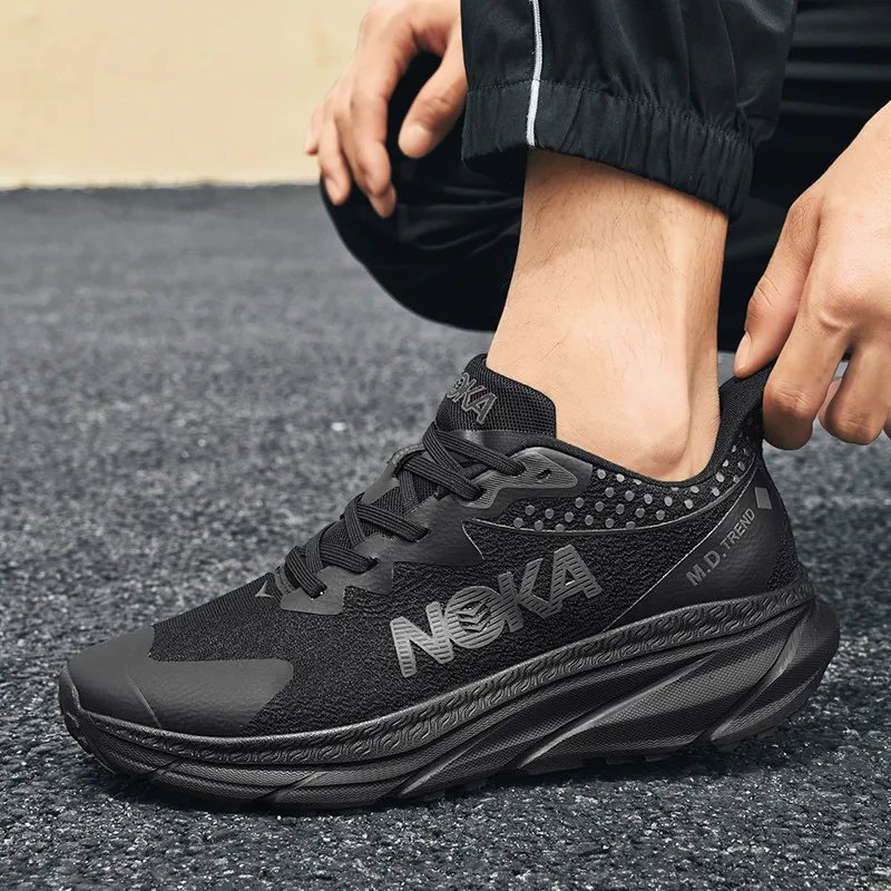 Noka One New Lightweight Mesh Thick-soled Men\'s Shoes Sports Shoes Fashionable Casual Running Shoes Trbottomy Shoes