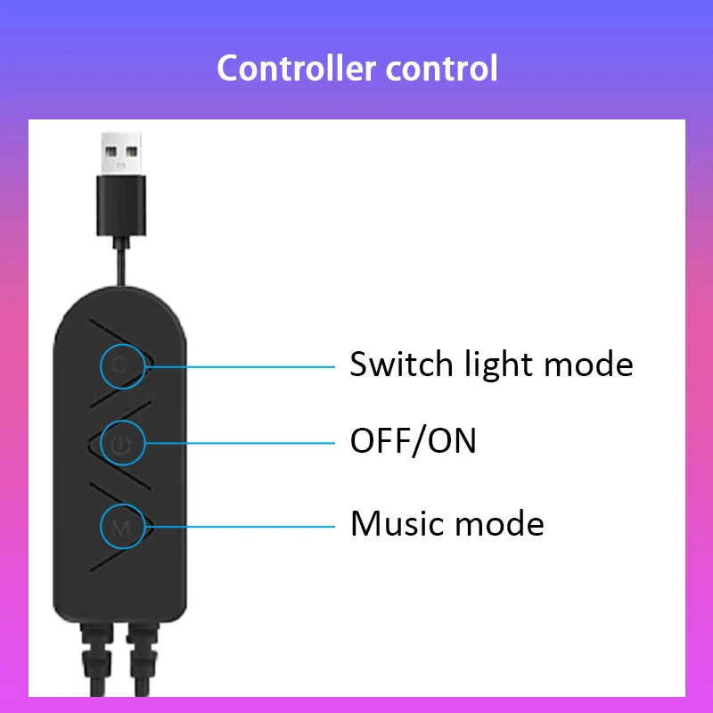 Imagem -05 - Wiscolor Barra de Luz Led Rgbic Wifi da Tuya Lâmpada de Atmosfera de Ritmo Musical para pc Área de Trabalho Decoração de Quarto Funciona com Alexa Google Assistant